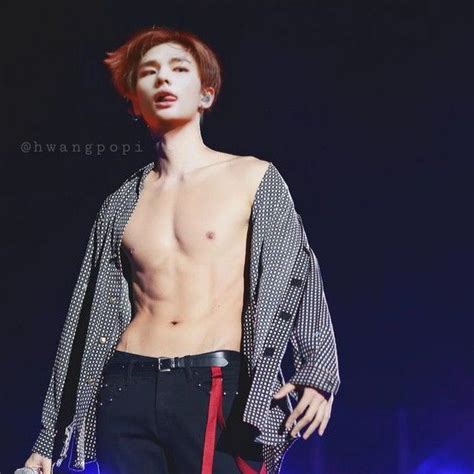 hyunjin without a shirt.